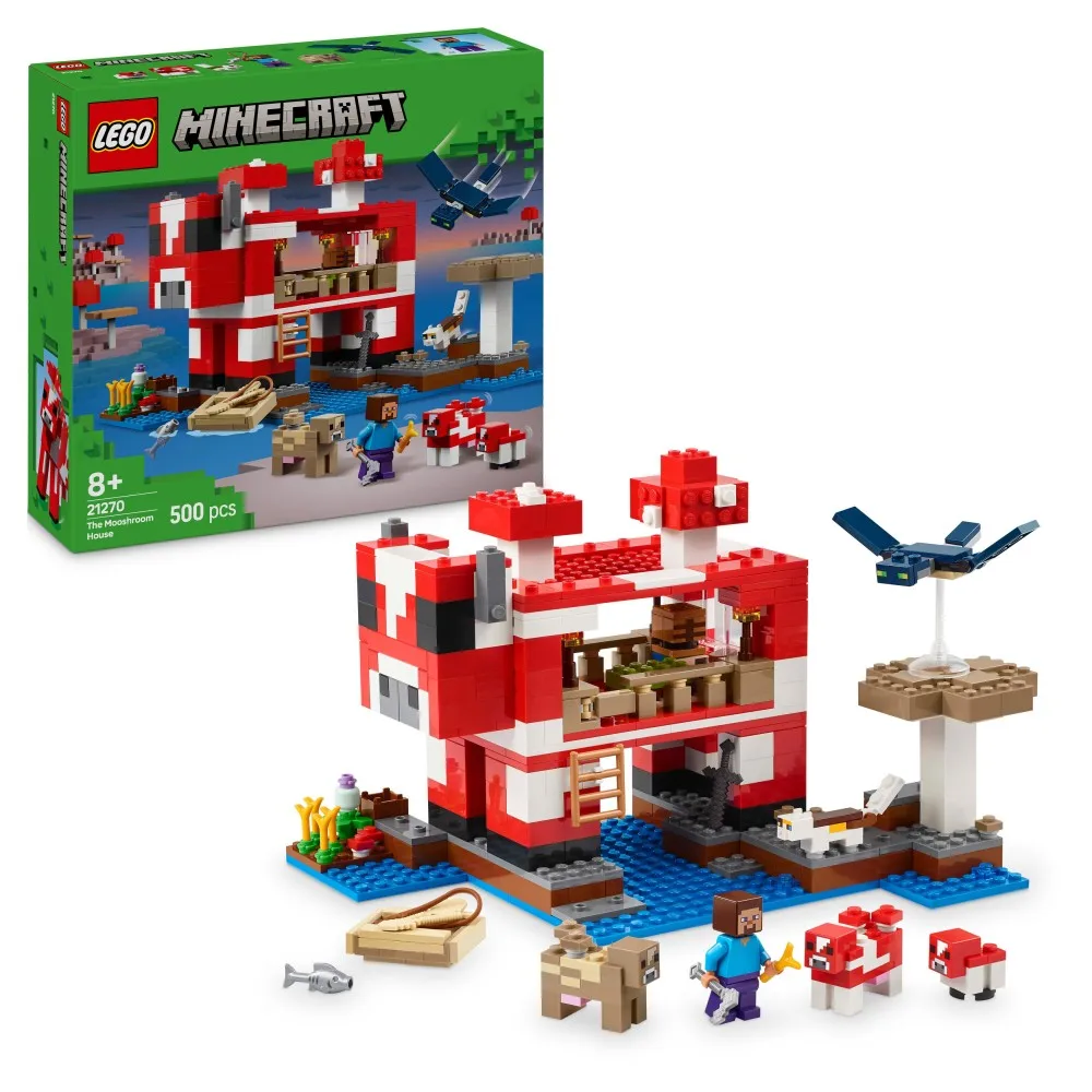 Конструктор LEGO Minecraft 21270 Дом Грибной коровы