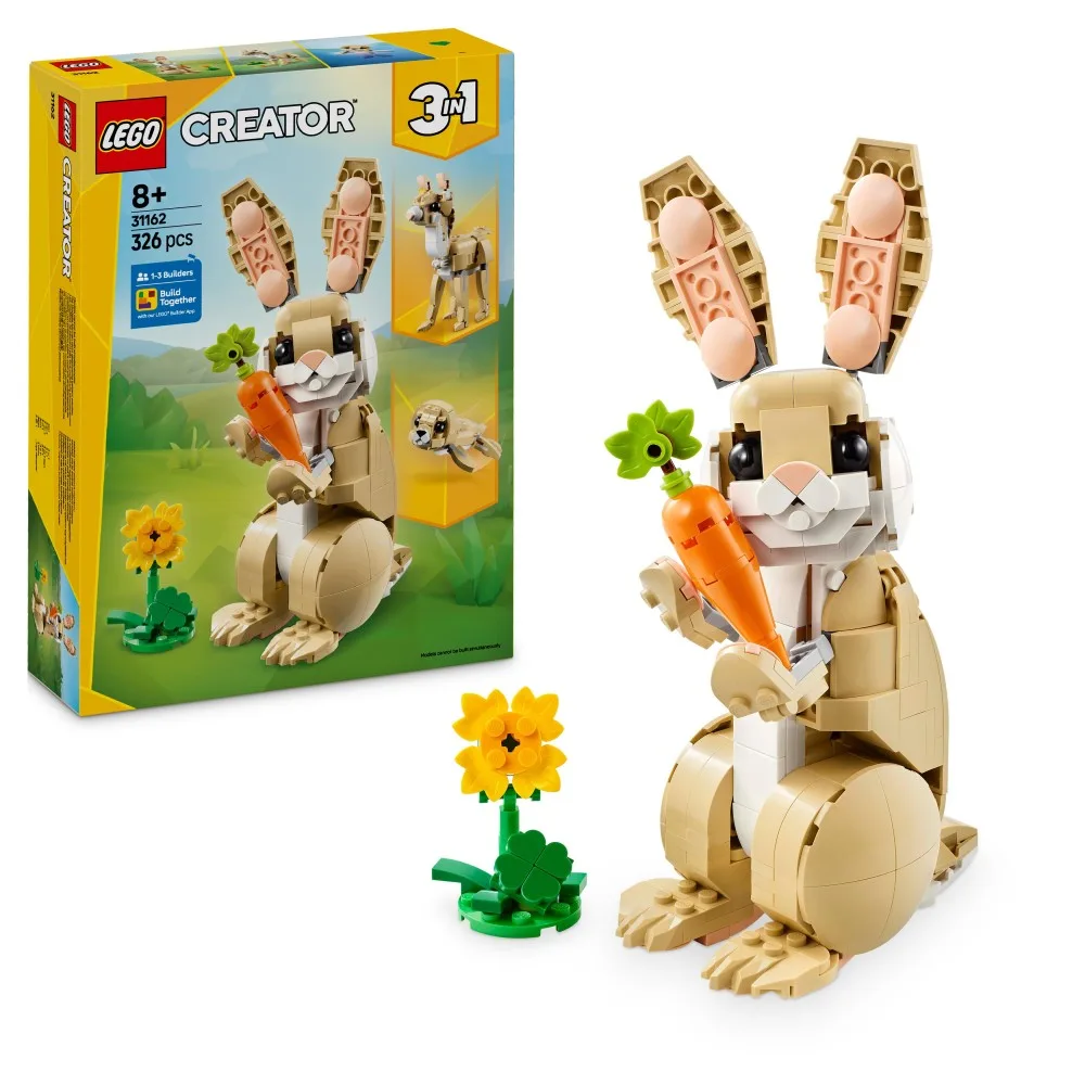 Конструктор LEGO Creator 1759 31162 Милый кролик 3 в 1