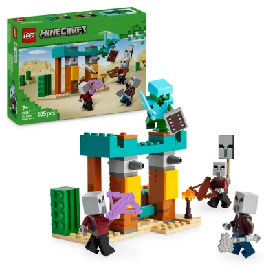 Конструктор LEGO Minecraft 21267 Патруль злодеев в пустыне