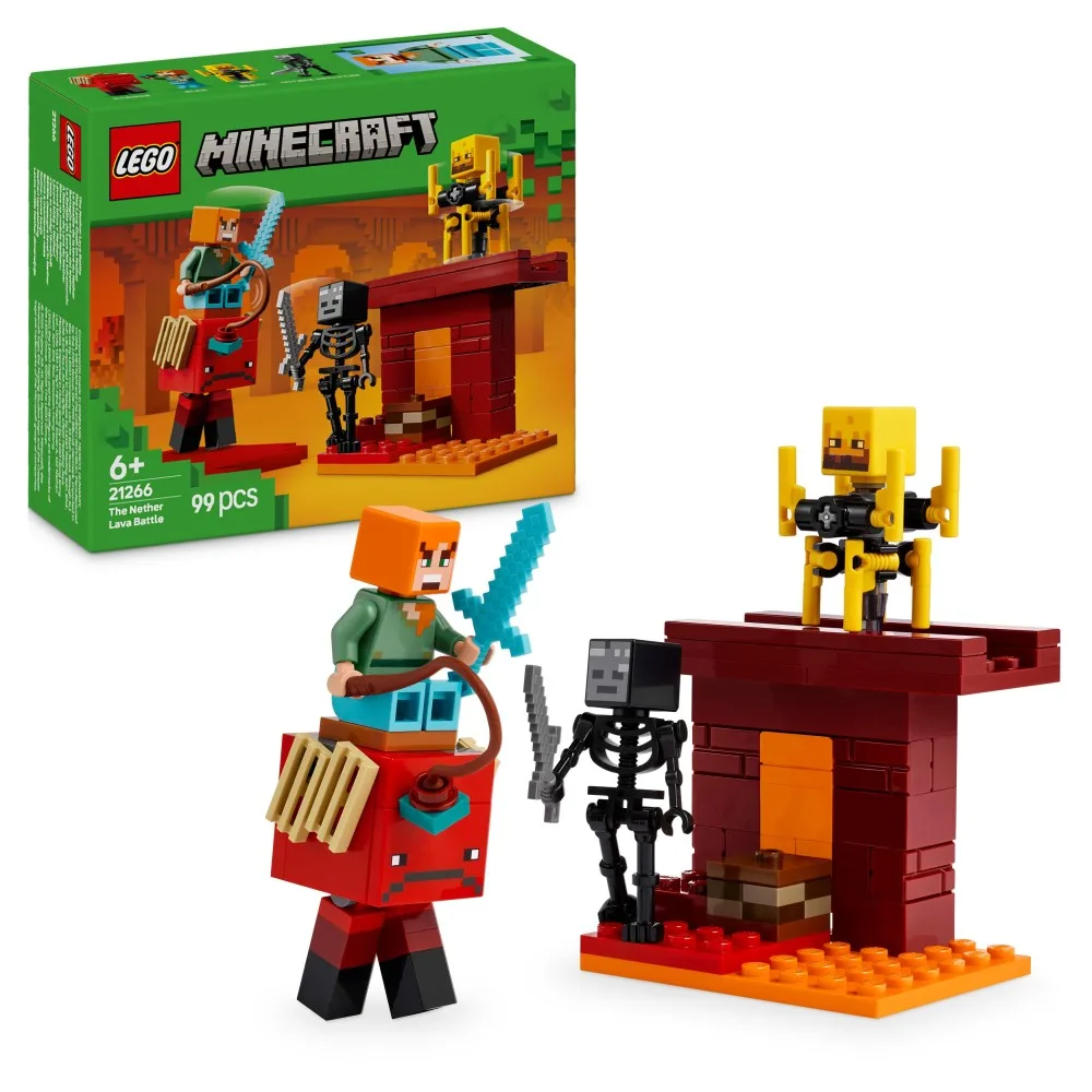 Конструктор LEGO Minecraft 21266 Битва на мосту Незера