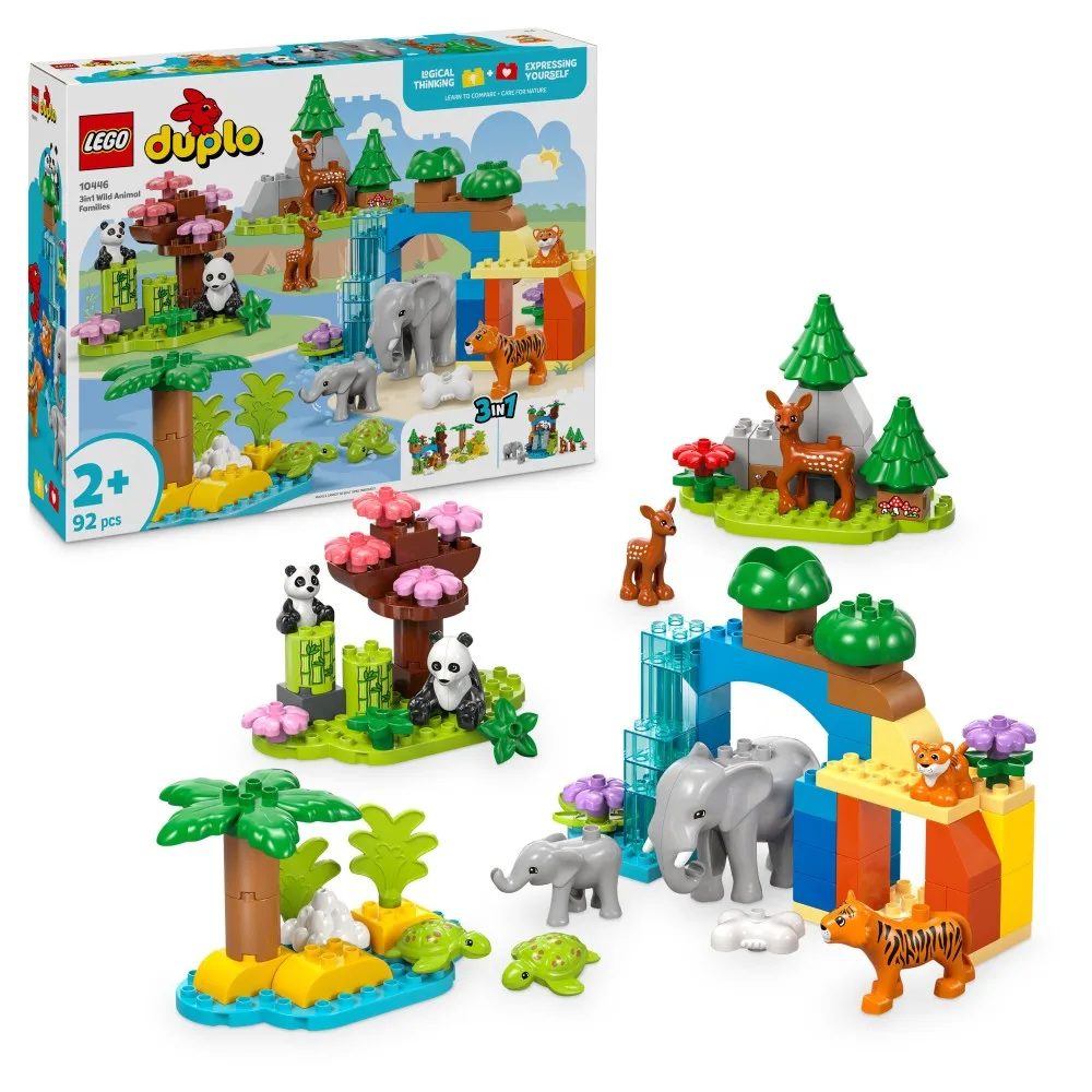 LEGO DUPLO Town - Семьи диких животных 3 в 1 10446