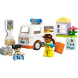 Конструктор LEGO DUPLO Town 10447 Машина скорой помощи с водителем — фото 3