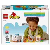 Конструктор LEGO DUPLO Town 10447 Машина скорой помощи с водителем — фото 4