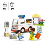 Конструктор LEGO DUPLO Town 10447 Машина скорой помощи с водителем — фото 6