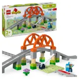Конструктор LEGO DUPLO Town 10426 Мост и железнодорожные пути набор для расширения — фото 1