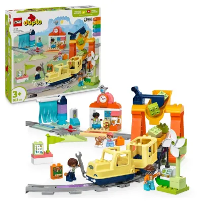 Конструктор LEGO DUPLO 10428 Большой интерактивный городской поезд