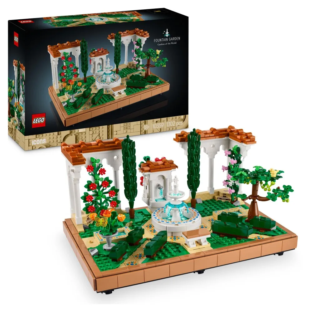 Конструктор LEGO Icons 10359 Садовый фонтан