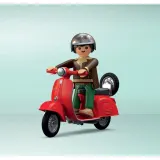 Игровой набор Playmobil 71620 Гараж для мотороллера Vespa в стиле 60-х 71620 88 деталей — фото 6