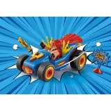 Playmobil - Funstars Racing: Гонщик Гокарт 71632 — фото 3