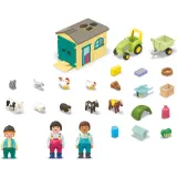 Playmobil - Junior Приключение на ферме с трактором, прицепом и животными 71656 — фото 3