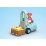 Playmobil - Junior Экологический лоток с вилочным тележкой 71691 — фото 8
