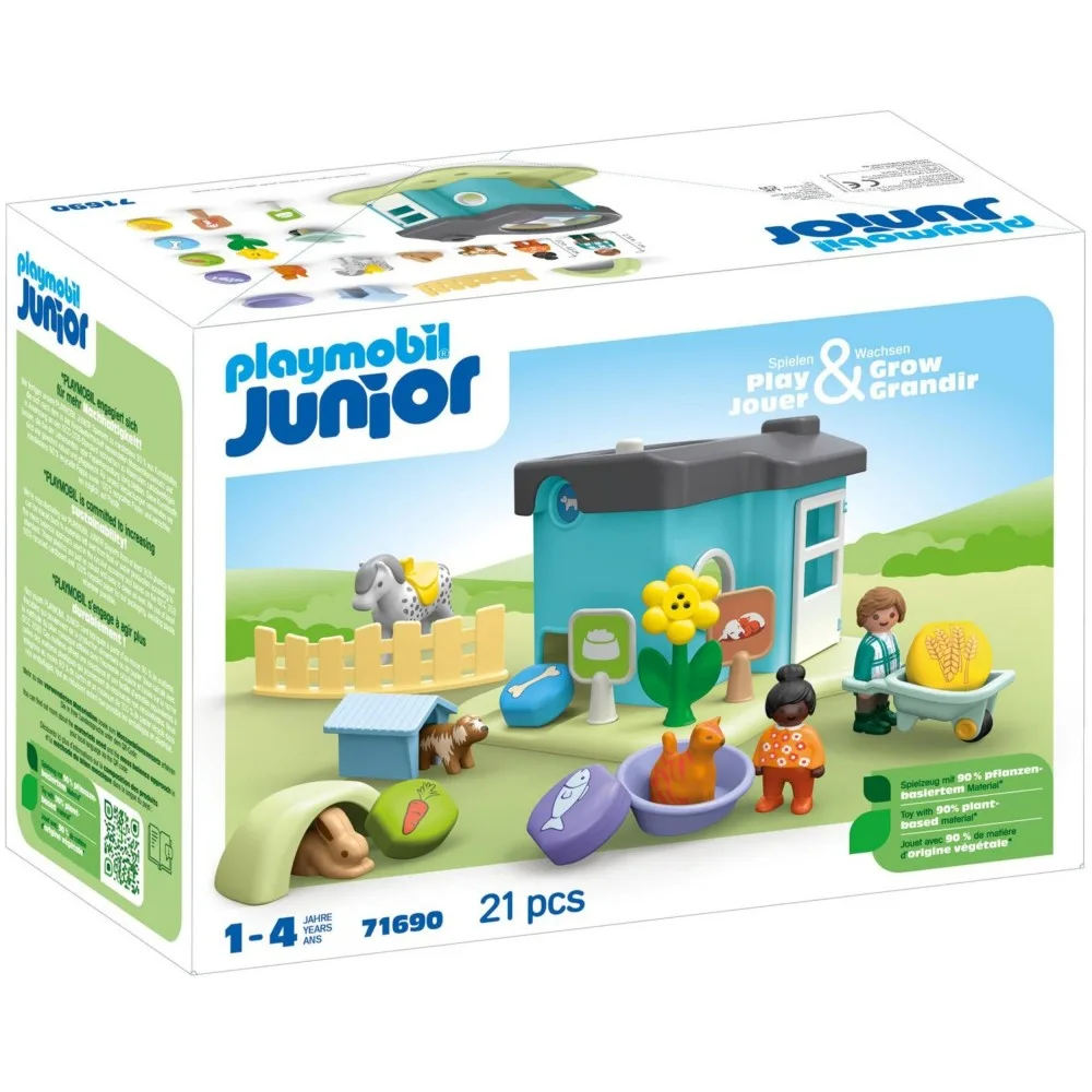 Playmobil - Junior Отель для животных с диспенсером корма 71690