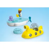 Playmobil Junior Aqua 71440 & Tinti Разноцветная подводная лодка 9 деталей — фото 6