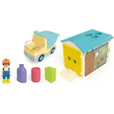 Playmobil Junior 71686 Грузовик с гаражом и сортировкой 9 деталей — фото 3