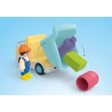Playmobil Junior 71686 Грузовик с гаражом и сортировкой 9 деталей — фото 4