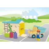 Playmobil Junior 71686 Грузовик с гаражом и сортировкой 9 деталей — фото 6