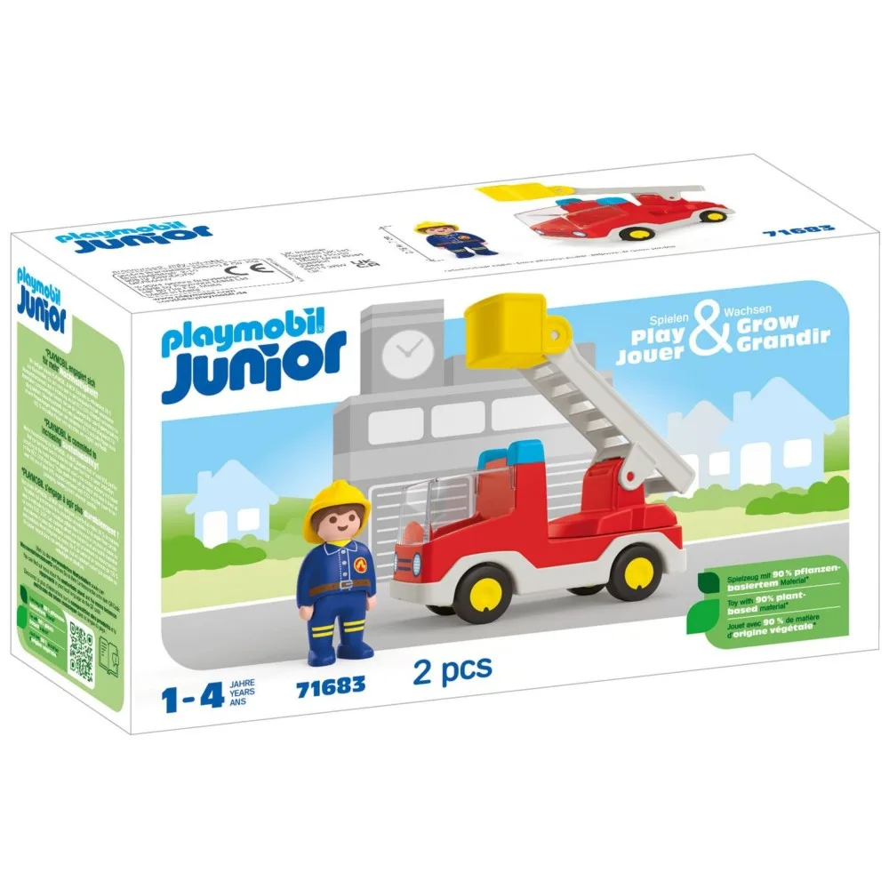 Playmobil Junior 71683 Пожарная машина с лестницей 2 детали
