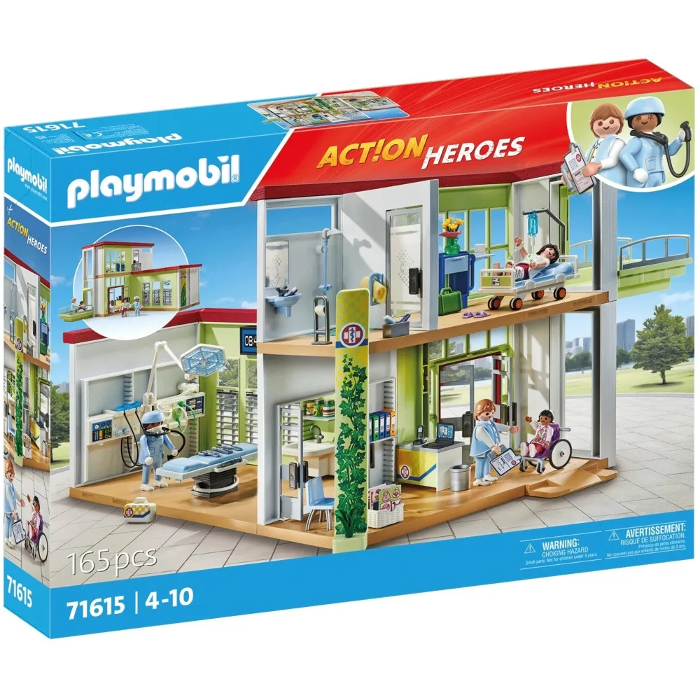 Игровой набор Playmobil 71615 Современная больница 71615 165 деталей