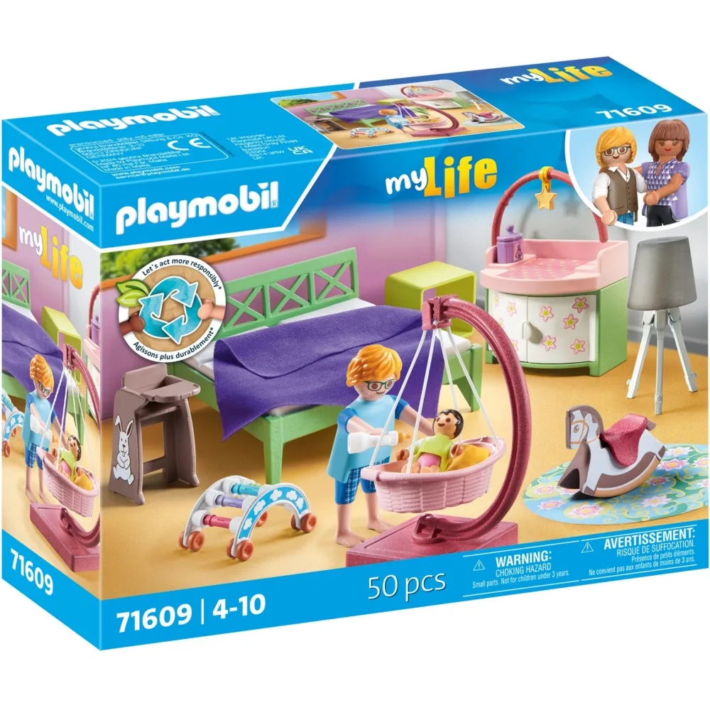 Playmobil 71609 my Life Спальня с детским игровым уголком 50 деталей