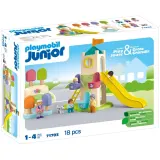 Playmobil Junior 71703 Башня приключений с киоском мороженого 18 деталей — фото 1