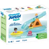 Playmobil Junior Aqua 71687 Плавучий остров с горкой 8 деталей — фото 1
