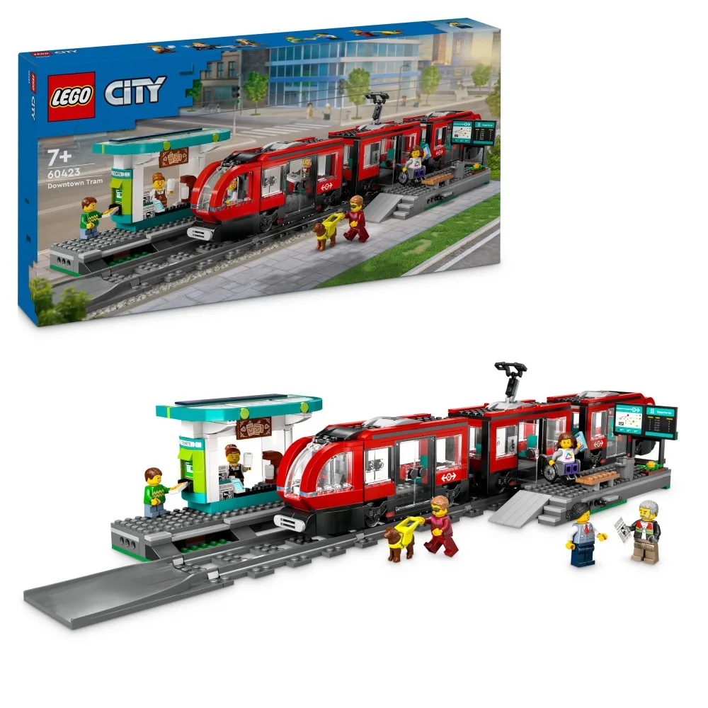 LEGO City - Городской трамвай с остановкой 60423