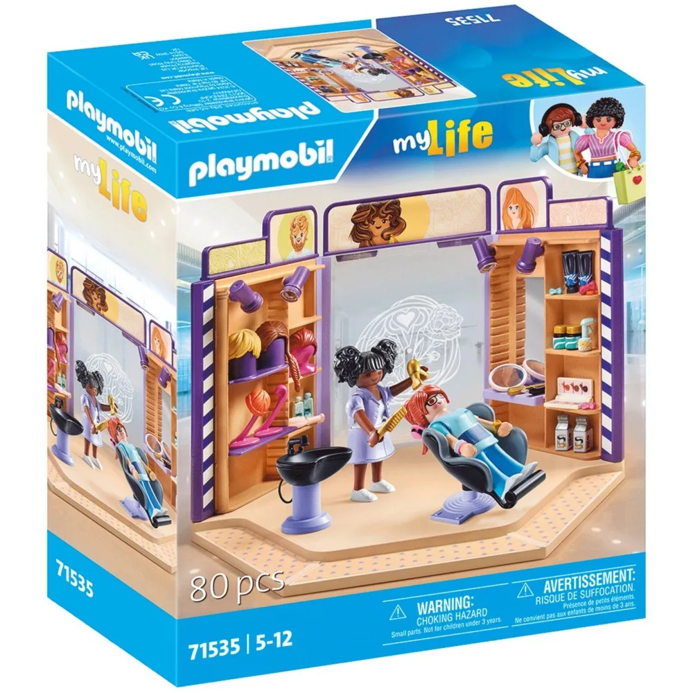 Playmobil 71535 my Life Барбершоп и парикмахерский салон 80 деталей