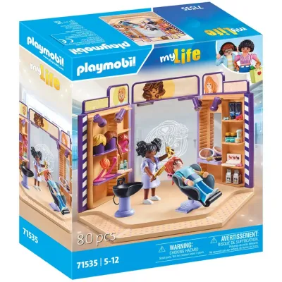 Playmobil 71535 my Life Барбершоп и парикмахерский салон 80 деталей