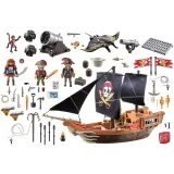 Игровой набор Playmobil 71530 Большой пиратский корабль 71530 137 деталей — фото 2