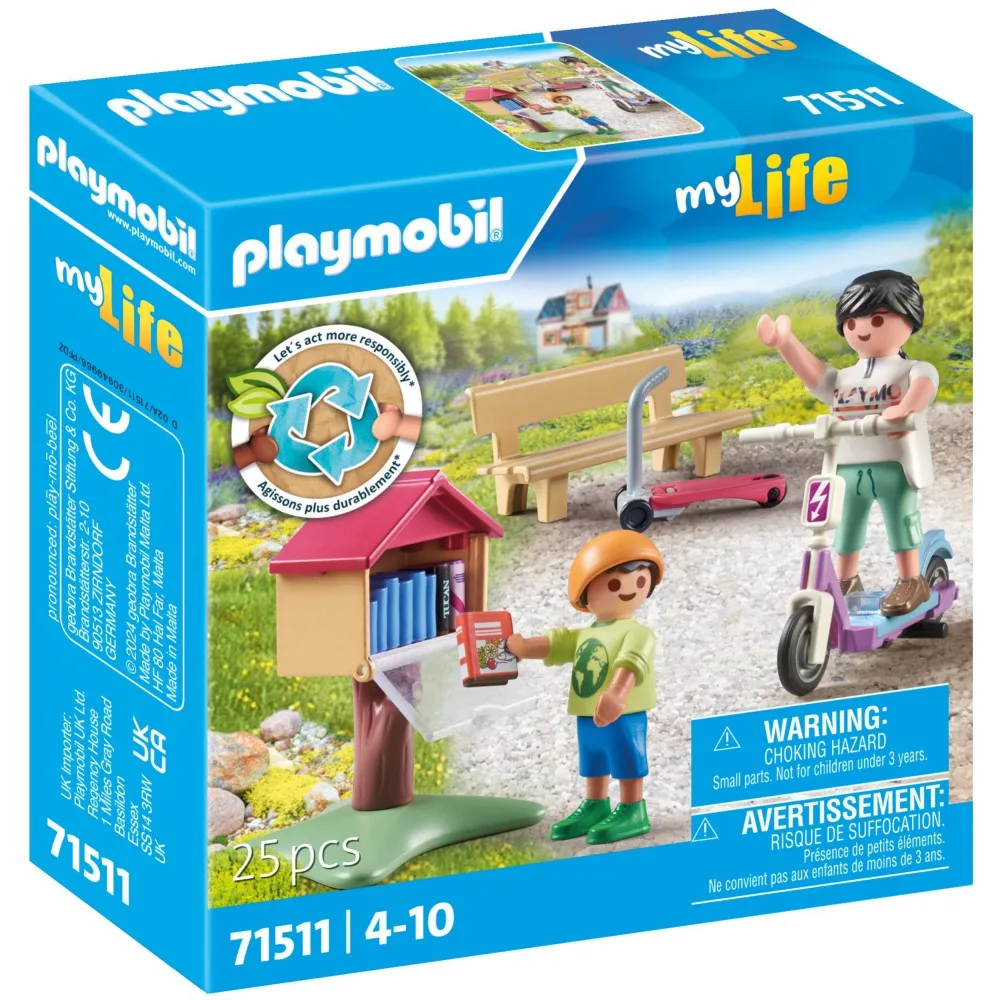 Playmobil 71511 my Life Обмен книгами 25 деталей