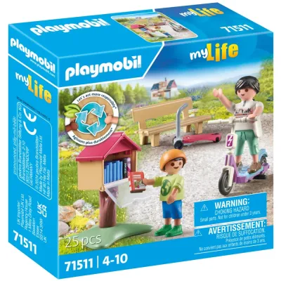 Playmobil 71511 my Life Обмен книгами 25 деталей