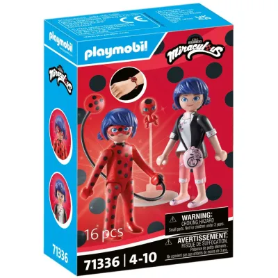 Playmobil - Miraculous Маринетт и Божья коровка Фигурки с аксессуарами 71336