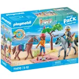 Playmobil - Horses of Waterfall Прогулка на лошадях на пляже с Амелией и Беном 71470 — фото 1