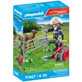 Игровой набор Playmobil 71467 Пожарная бригада Спасение животных 71467 22 детали — фото 1