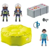 Игровой набор Playmobil 71465 Пожарные с воздушной подушкой 71465 13 деталей — фото 2