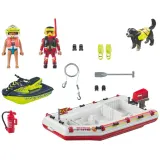 Игровой набор Playmobil 71464 Пожарный катер с гидроциклом 71464 52 детали — фото 3