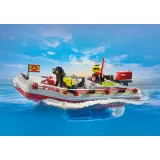 Игровой набор Playmobil 71464 Пожарный катер с гидроциклом 71464 52 детали — фото 5