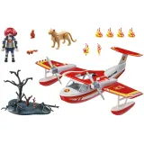 Игровой набор Playmobil 71463 Пожарный самолёт с функцией тушения 71463 34 детали — фото 3