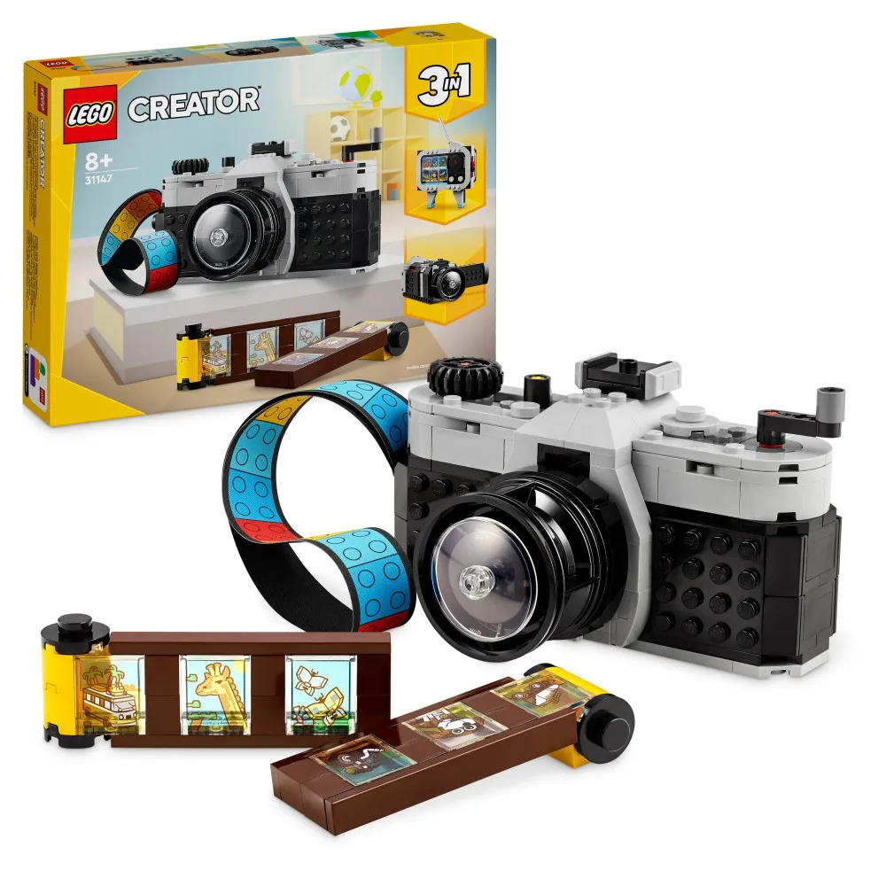 Конструктор LEGO Creator 31147 Ретро-фотоаппарат 3 в 1