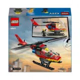 Конструктор LEGO City 60411 Пожарный спасательный вертолёт арт. 60411 85 дет — фото 4