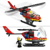 Конструктор LEGO City 60411 Пожарный спасательный вертолёт арт. 60411 85 дет — фото 6