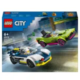 Конструктор LEGO City 60415 Погоня полицейской машины за маслкаром — фото 2