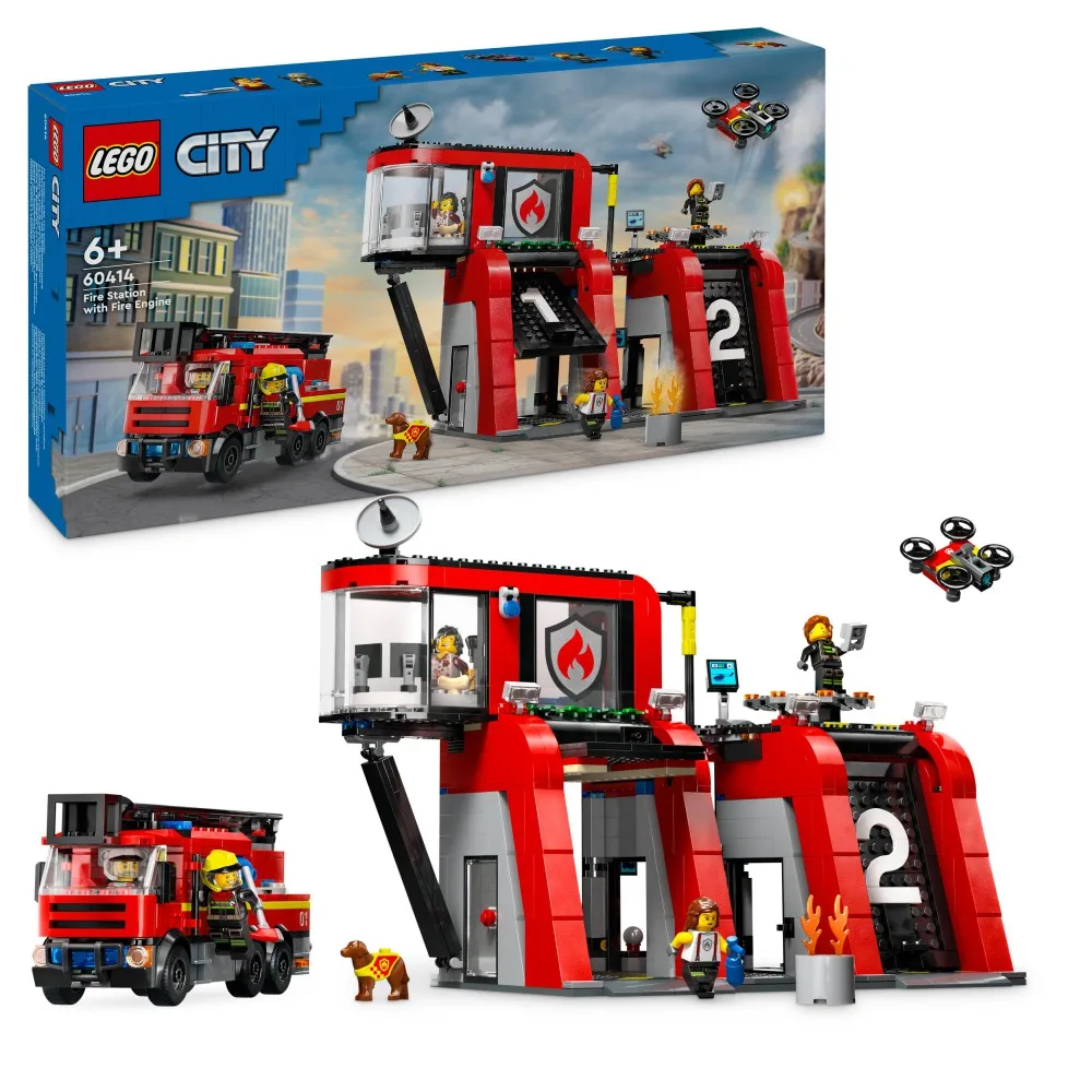 LEGO City - Пожарная станция с машиной 60414