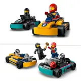 Конструктор LEGO City 60400 Картинги и гонщики — фото 6
