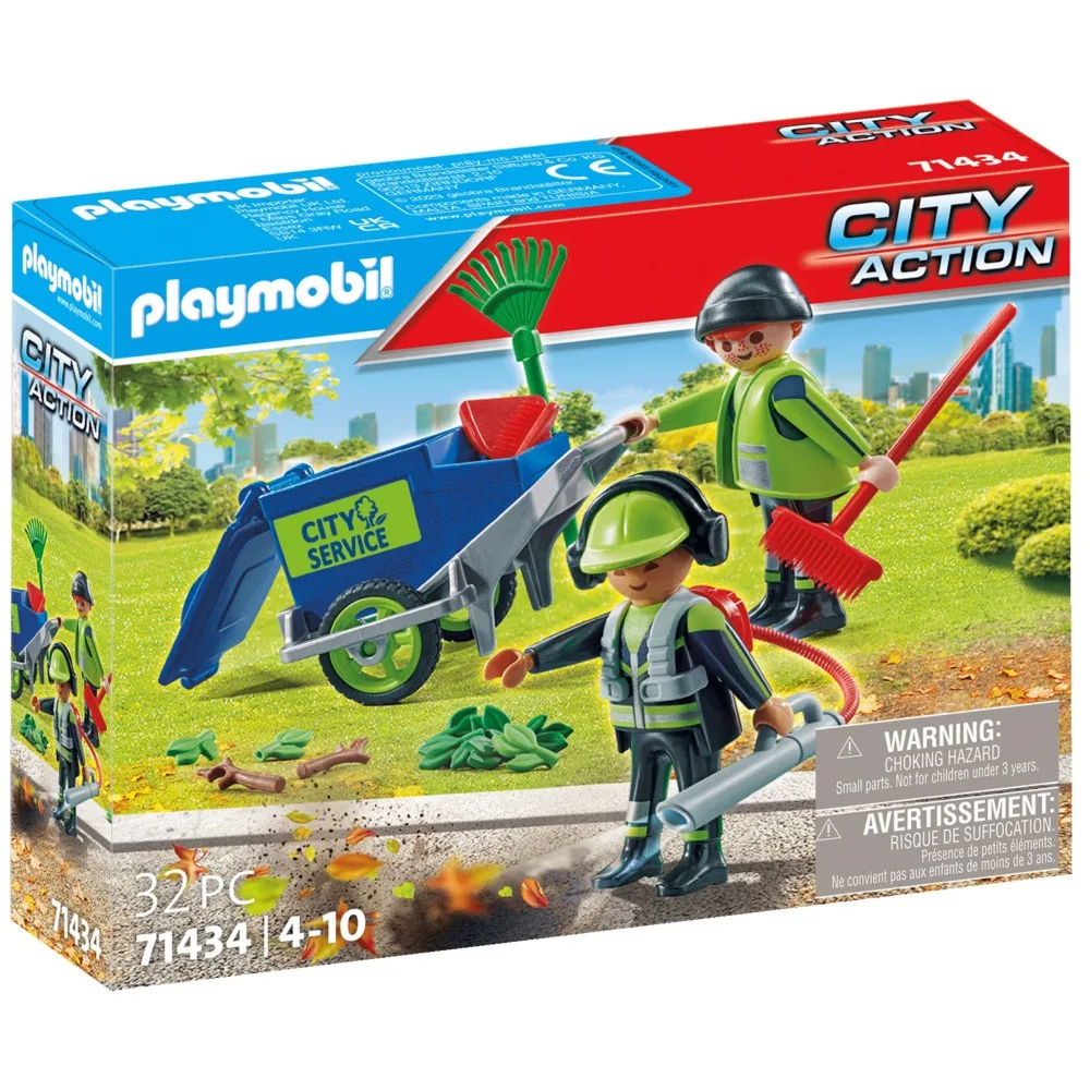 Playmobil City Action 71434 Бригада по уборке города 32 детали