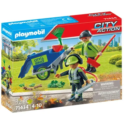 Playmobil City Action 71434 Бригада по уборке города 32 детали