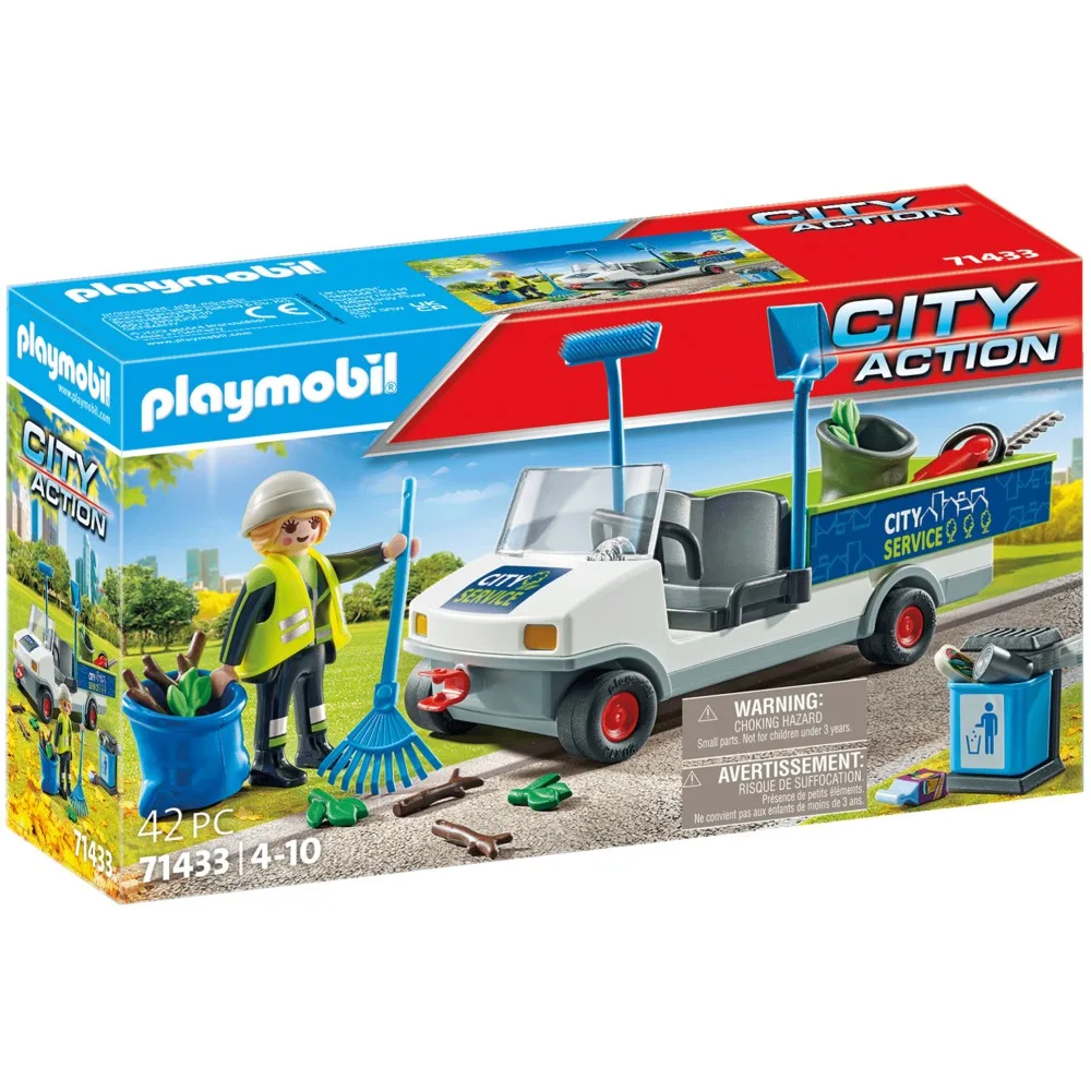 Playmobil City Action 71433 Уборка города на электромобиле 42 детали