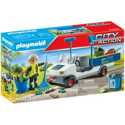 Playmobil City Action 71433 Уборка города на электромобиле 42 детали