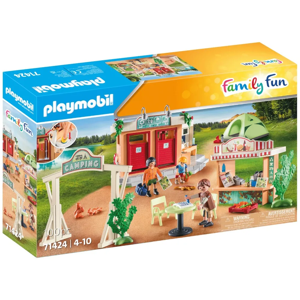 Игровой набор Playmobil 71424 Кемпинг Family Fun 71424 100 деталей