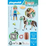 Playmobil Horses 71358 of Waterfall Элли и кобыла Сойдаст 16 деталей — фото 4